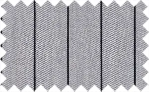 Light gray/Black Stretchable Stripes, 65% cotton 35% polyester - Breathable fabric with soft feel and wrinkle resistance.