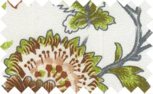 Metallic Copper/Yellow Green/Slate Gray/White Printed Pattern, 100% Polyester