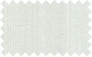 White on White Textured Stripes, Cotton/Polyester Blends