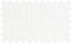 White Chevron, 2Ply 100% Cotton