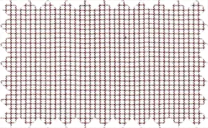 Black/White Tiny Checks, 100% Polyester