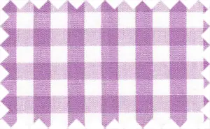 Purple/White Gingham checks, 100% Cotton