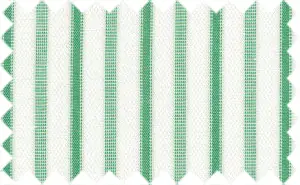 Medium Sea Green/White Stripes, 100% Cottton