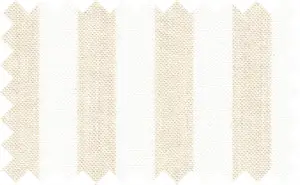 Parchment Brown/Off White Linen Stripes, 100% LINEN