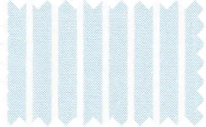 Pattens Blue/White 2Ply Stripes, 2Ply 100% Cotton