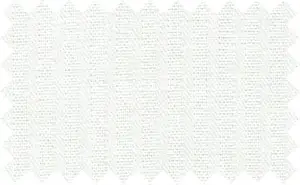 White Textured Stripes, 100% Cotton