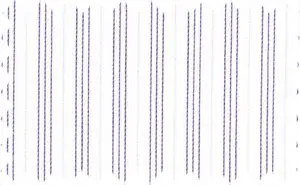 Purple/White Pin Stripes, 100% Cotton