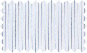 Steel Blue/White Stripes, Cotton/Polyester Blends
