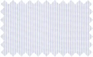 Polo Blue/White Stripes, Cotton/Polyester Blends