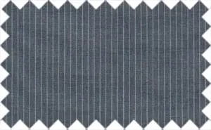 White/Shuttle Gray Stripes, Cotton/Polyester Blends