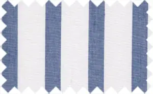 Lynch Blue wide stripes, 100% cotton - The fabric is somewhat see-through