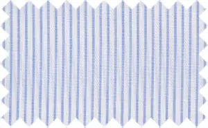 Portage Blue/White Stripes, 100% Cotton