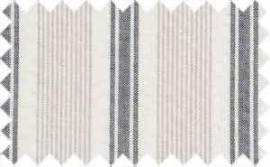 Black/Tide Brown Pinpoint Stripes, 100% Cotton - Thin fabric - best for summer