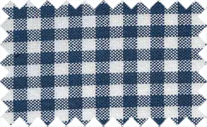 Catalina Blue checks, 2Ply cotton - Very breathable fabric