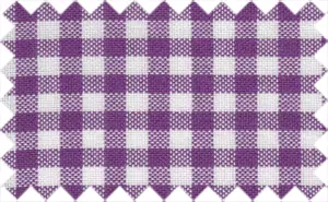 Affair purple/white 2Ply checks, 100% Cotton  - The fabric is breathable - best for summer