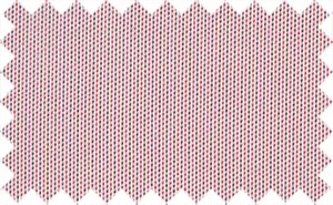 Valentia Red/Charcoal/White micro stripes, 100% polyester with a shiny soft feel.