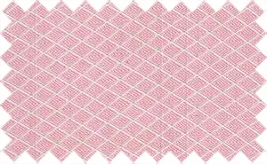 Careys Pink rhombus pattern, 35% cotton/65% polyester