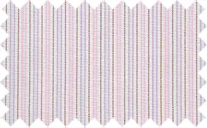Copper Rose/Twilight Pink/Light Purple Stripes, 35% cotton/65% polyester