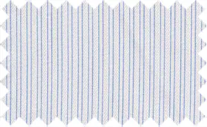 Wild Blue Yonder/White Stripes, 65% cotton/35% polyester with a soft feel and shiny surface.