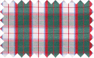 Evening Sea Green/Cardinal Red Plaids, 35% Cotton/65% polyester