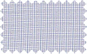 Governor Bay Blue/Black Checks, 65% Polyester/35% Cotton