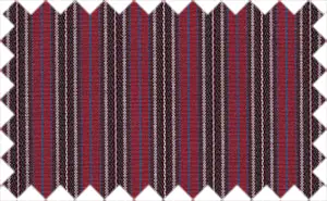 Night Shadz Maroon/Kashmir Blue/Black Stripes, 85% Polyester/15% cotton