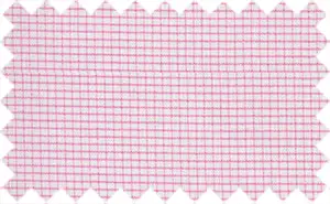 Charm red tiny checks, 100% polyester