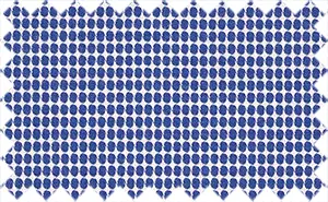 Mariner Blue Textured Pattern, 100% cotton - The fabric is thin, very breathable. Due to dark color, it is not a see-through type.