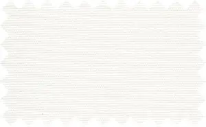 Offwhite/Ivory pinpoint, cotton/polyester blend.