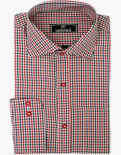 51-EF-28969C, Red Berry/Black/White Checks Red Berry/Black/White Checks
